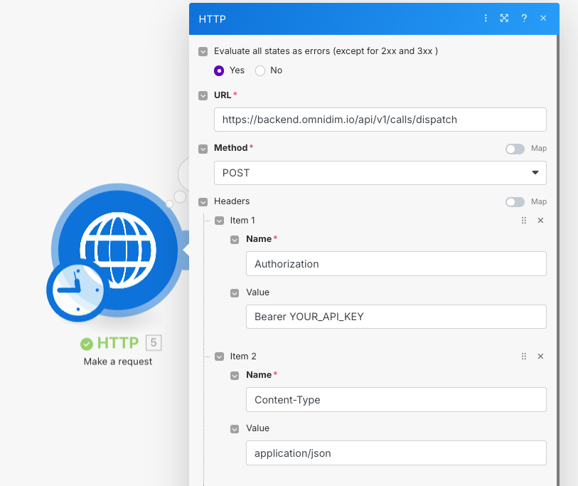 API call using HTTP module