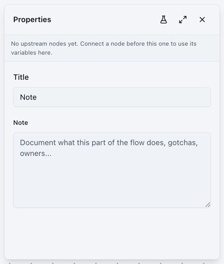 Note settings