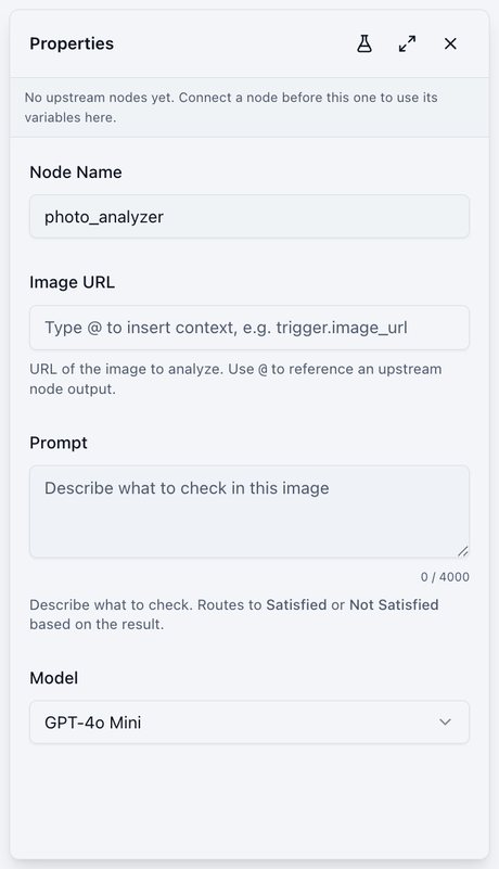 Photo Analyzer settings