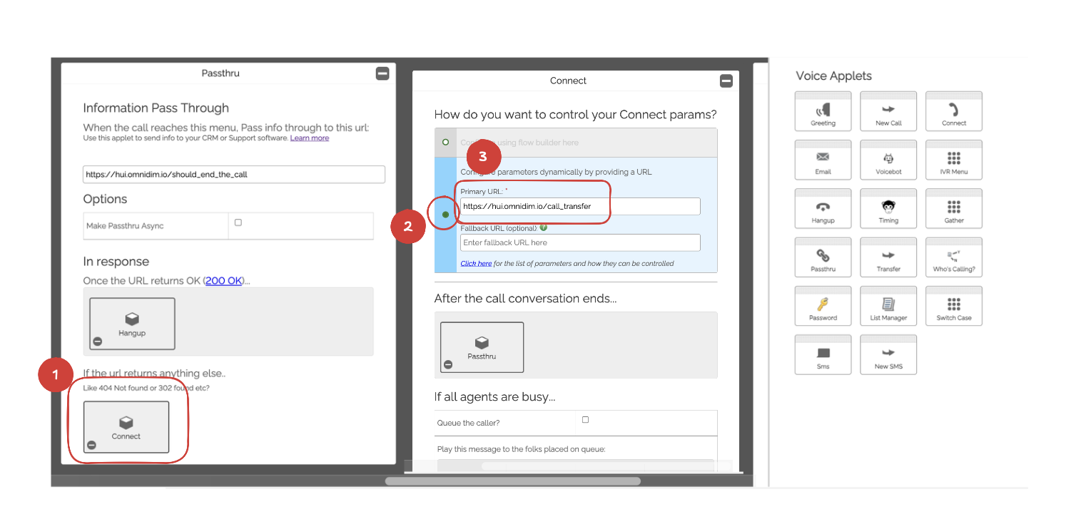 Configure Connect Applet